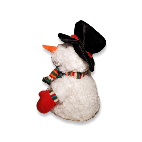 St. Nicolas Square Holiday Snowman Toy Stuffed Animal Decorative Xmas Decor - Picture 2 of 12